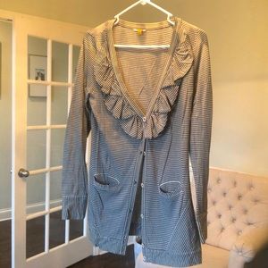 Anthropologie size medium striped cardigan